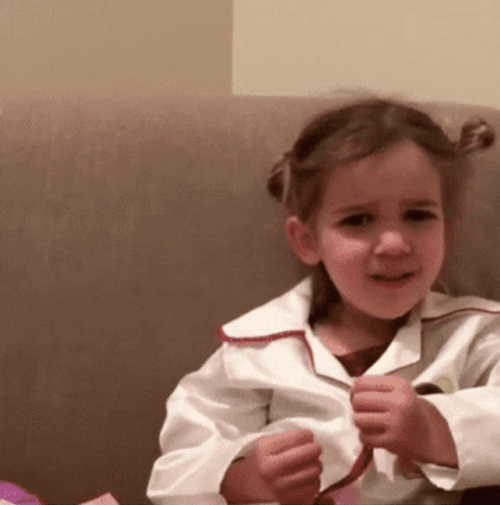 Confused Little Funny Girl GIF