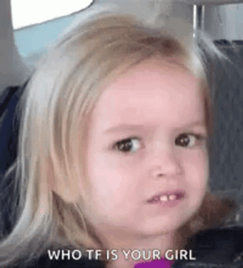 Confused Little Girl Who Tf Meme GIF