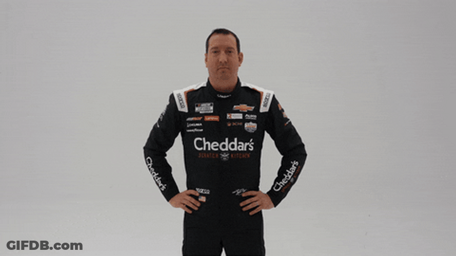 Confused Look Kyle Busch GIF