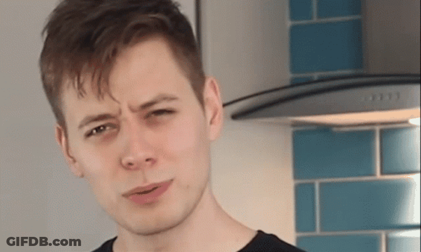 Confused Look Question Mark GIF