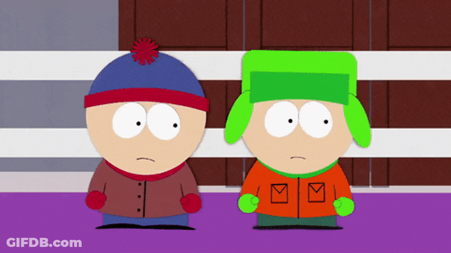 Confused Look Stan And Kyle GIF