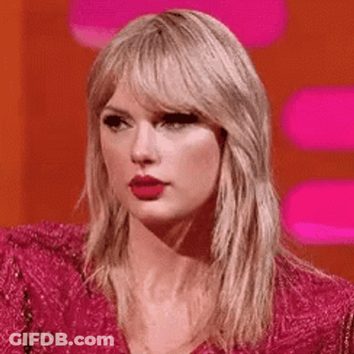 Confused Look Taylor Swift GIF