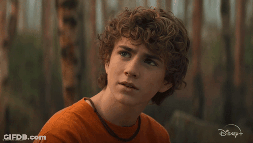Confused Percy Jackson What GIF