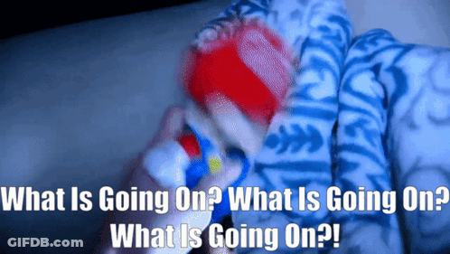 Confused Person Lying On Bed GIF