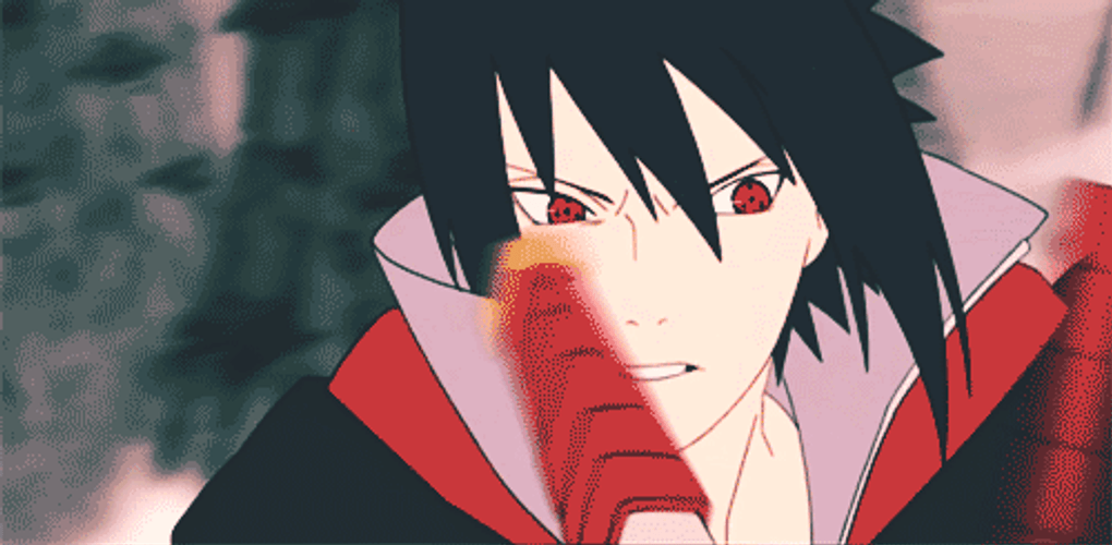 Confused Sasuke Uchiha Stare GIF