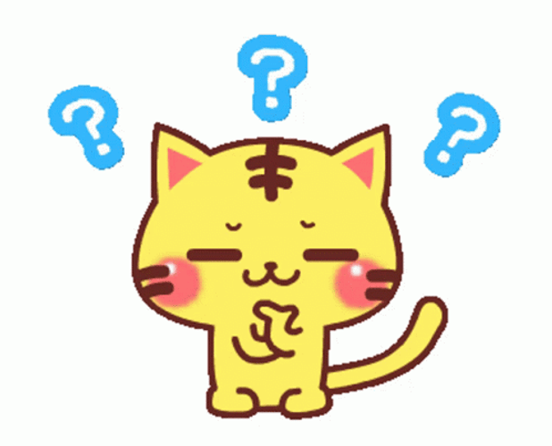 Confused Scratch Cat Moving Sideways GIF