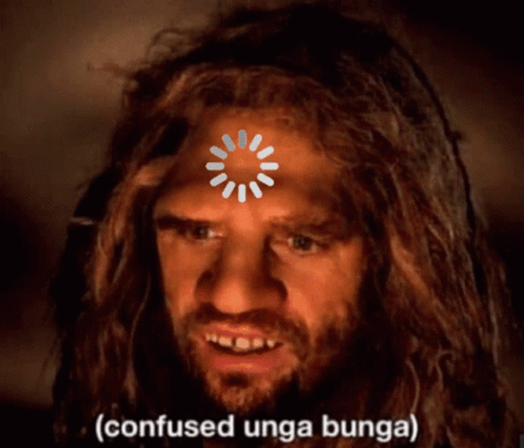 Confused Unga Man GIF