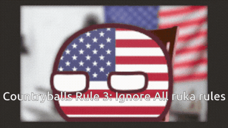 Confused USA Countryballs GIF