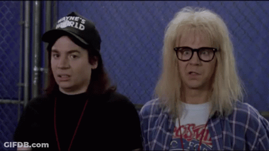 Confused Wayne And Garth Awkward Waynes World GIF