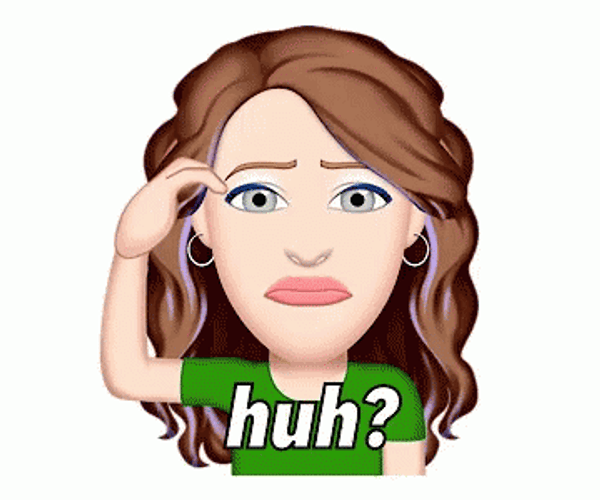 Confused Woman Scratching My Head GIF