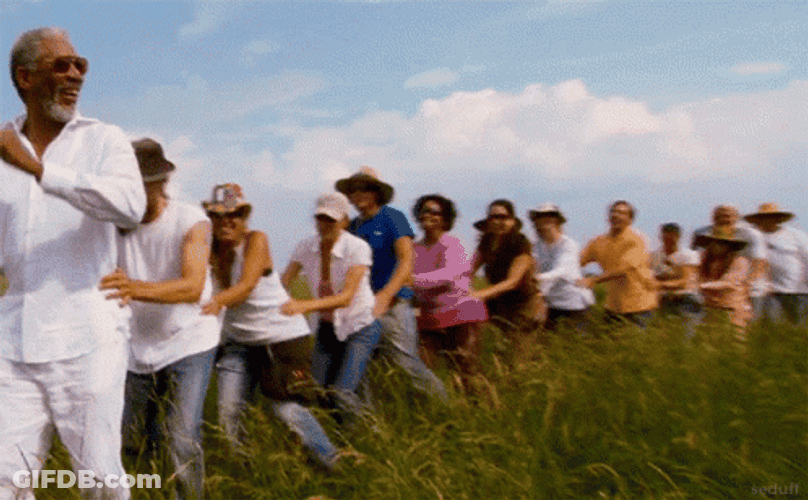 Congo Congolese Celebrate Happy Field Dance GIF