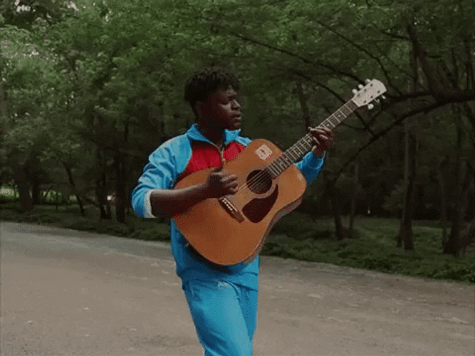 Congo Park Black Lives Matter Playing Guitar GIF