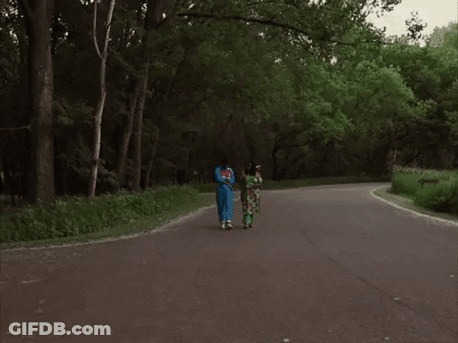 Congo Park Black Lives Matter Story Walking GIF