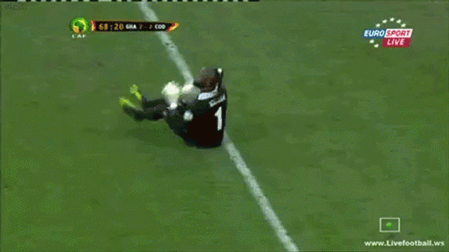 Congo Team Funny Congolese Footballer Robert Kidiaba GIF