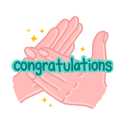 Congrats Animated Clapping Hands GIF