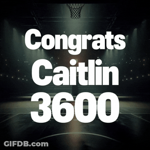 Congrats Caitlin Clark Statistics Score GIF