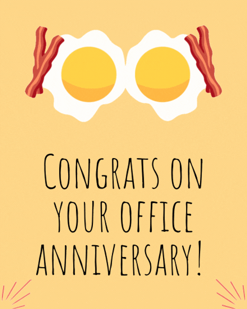 Congrats On Your Office Anniversary GIF