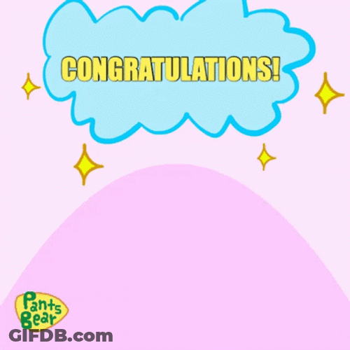 Congrats Pants Bear Cheering Meme GIF