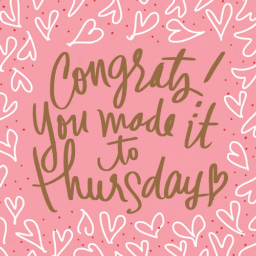 Congrats Thursday Heart GIF