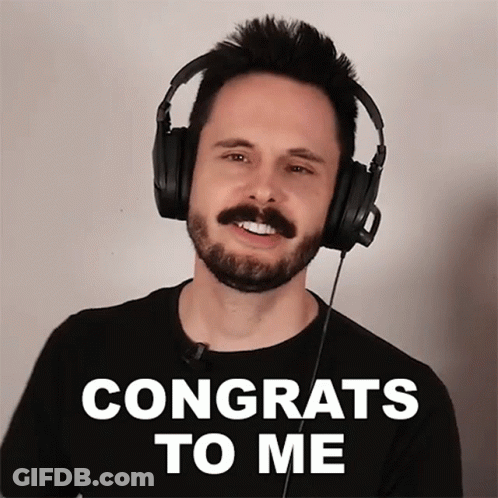 Congrats To Me Liam Scott Edwards GIF