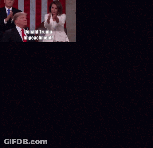 Congratulate For Impeach US President Mr. Trump And Thank You Mr. Clinton GIF