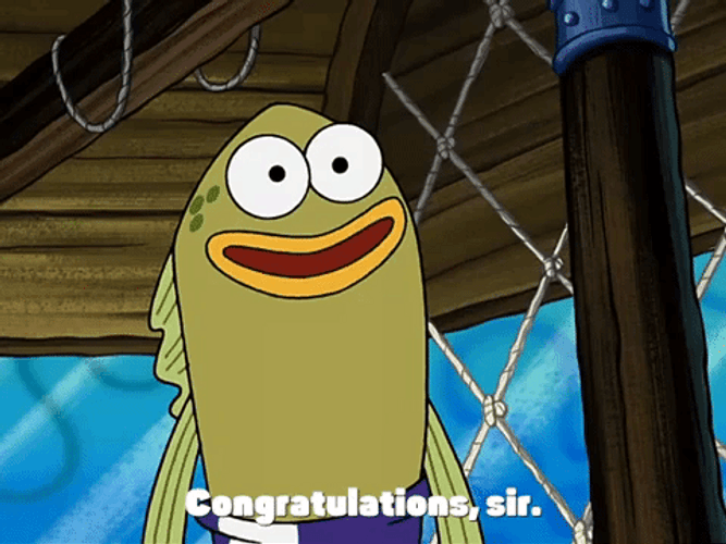 Congratulation Fish Meme GIF