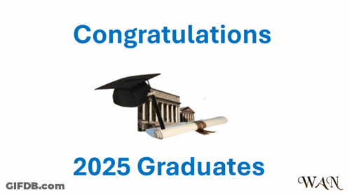 Congratulations 2025 Graduates GIF