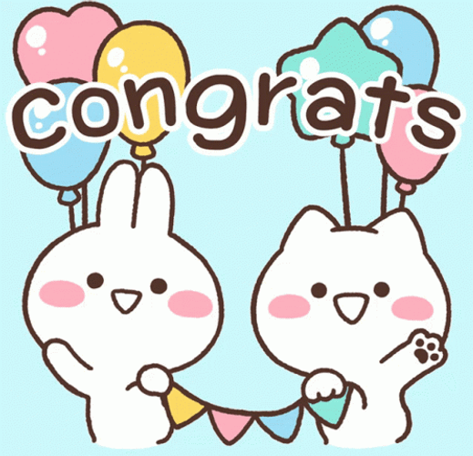 Congratulations Animated Bears GIF