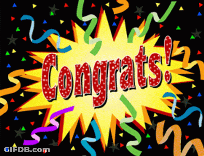 Congratulations Animated Clip Art GIF