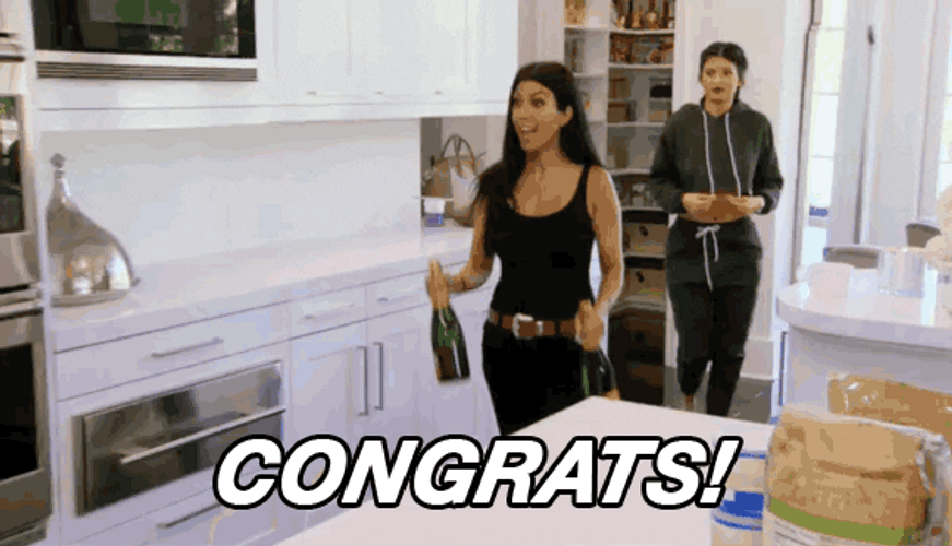 Congratulations By Kourtney Kardashian GIF