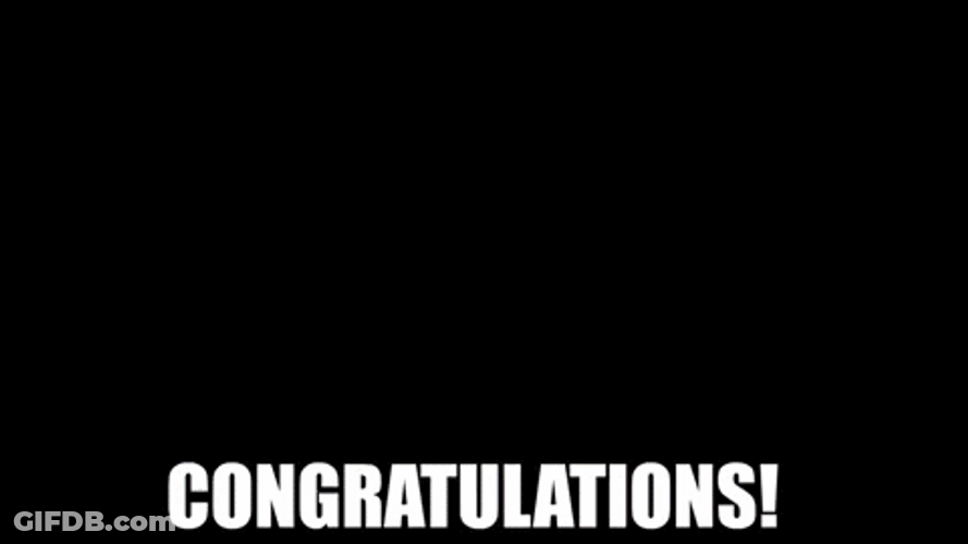 Congratulations Celebrate With Party Popper GIF