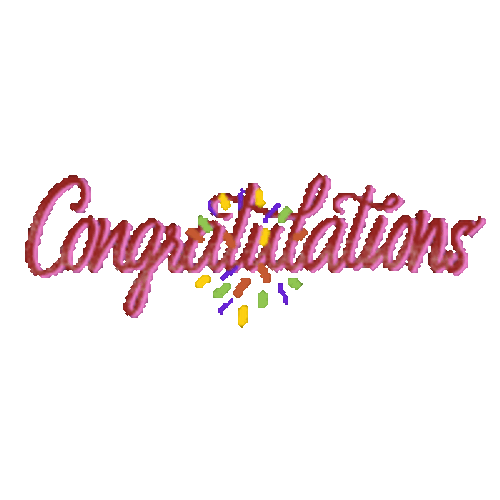 Congratulations Congrats Sticker GIF