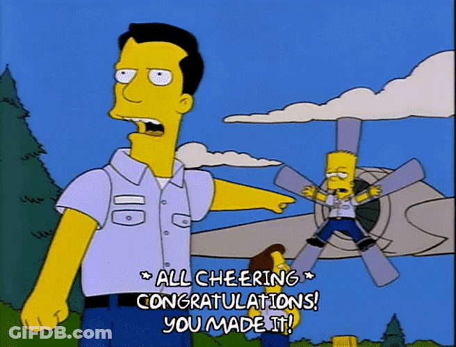 Congratulations Funny Bart Simpson The Simpsons GIF
