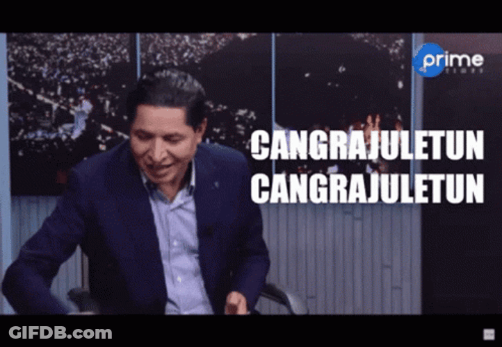 Congratulations Funny Clapping Rishi Dhamala GIF
