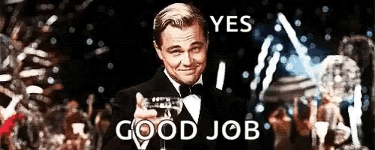 Congratulations Funny Leonardo DiCaprio Good Job GIF