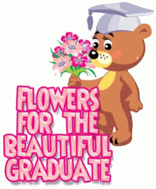 Congratulations Graduate Bear Greeting GIF