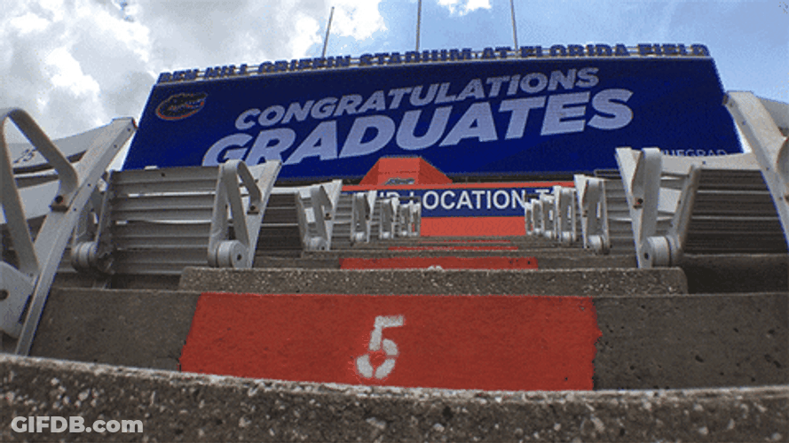 Congratulations Graduate Ben Hill Griffin Stadium GIF