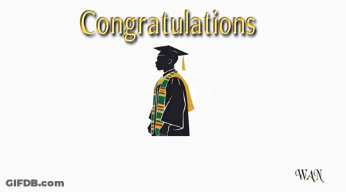 Congratulations Graduate Illustration GIF