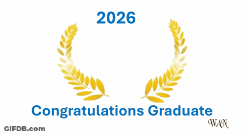 Congratulations Graduate Poster With Cap And Diploma GIF