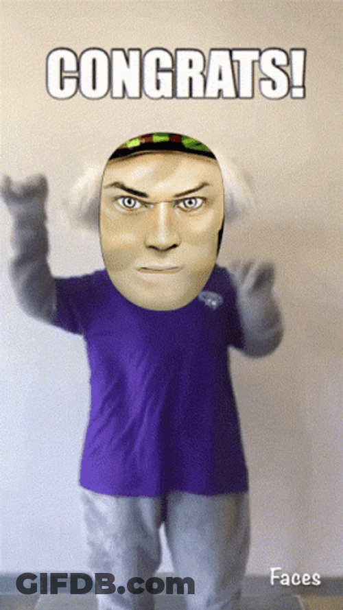 Congratulations Meme Mask GIF