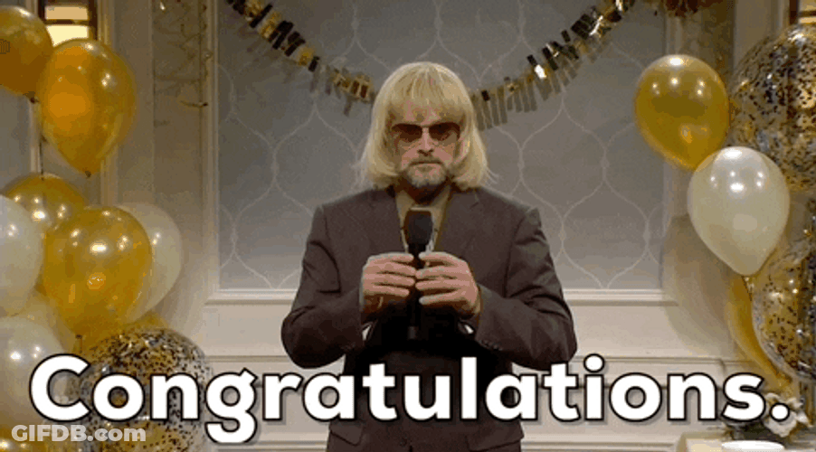 Congratulations Meme SNL Kristen Wiig GIF