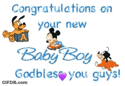 Congratulations On New Baby Boy GIF