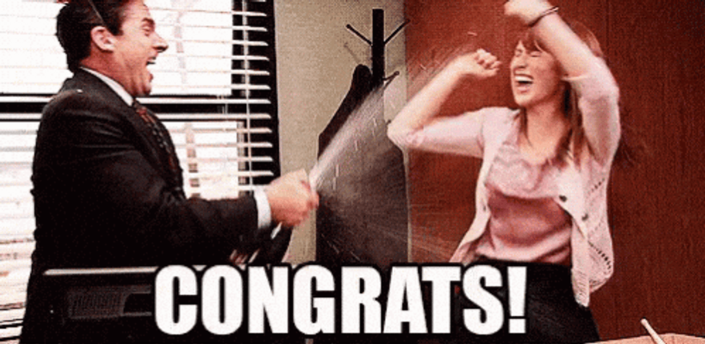 Congratulations On Your Engagement Wine Shower GIF
