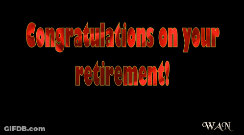 Congratulations On Your Retirement With Balloons GIF