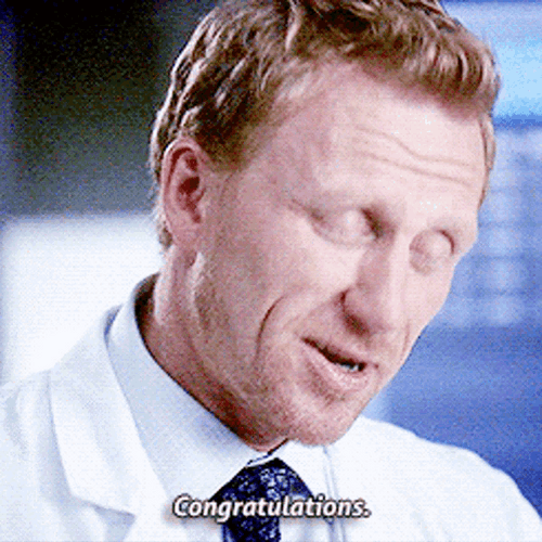 Congratulations Owen Hunt GIF