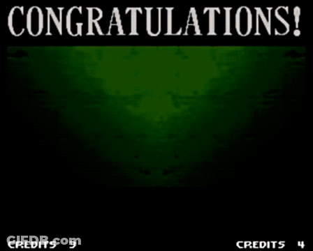 Congratulations Poster Girl Holding Genie Lamp GIF