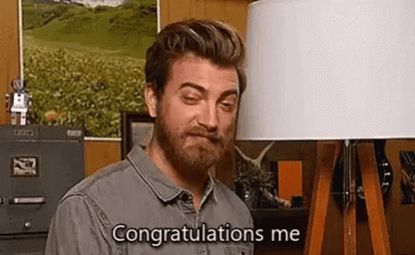 Congratulations Self By Rhett GIF