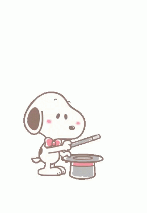 Congratulations Snoopy Magic GIF