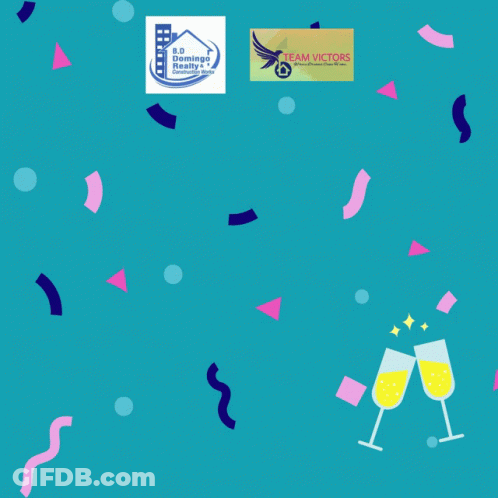 Congratulations Team Victors With Confetti GIF