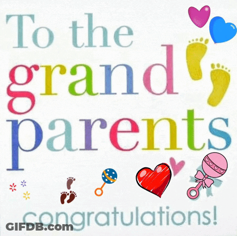 Congratulations To New Baby Grandparents GIF